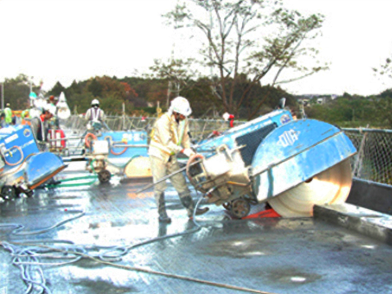 橋梁上部工撤去工事02